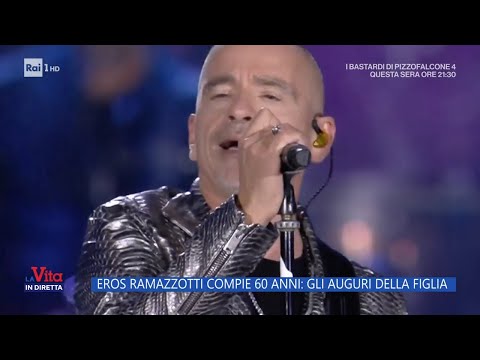 Eros Ramazzotti compie 60 anni: gli auguri della figlia - La Vita in diretta - 30/10/2023
