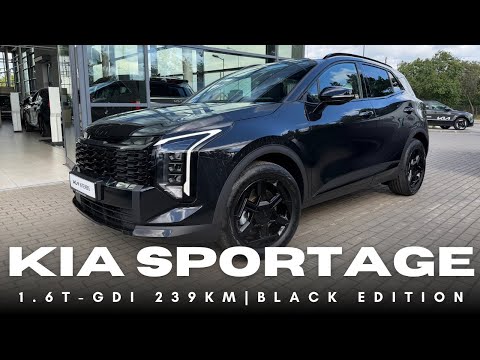 Kia Sportage [1.6 T-GDI 239KM 6AT HEV] <strong>Black</strong> Edition | <strong>Black</strong> Pearl (PL / ENG 4K)