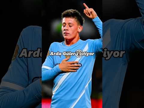 Manchester City Arda Güler'i istiyor #shorts #futbol #ardagüler