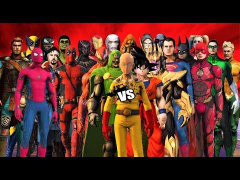 THE AVENGERS  (DOOMSDAY) VS JUSTICE LEAGUE (DOOMSDAY) EPIC SUPERBATTLE)