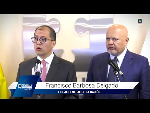 Fiscal, Francisco Barbosa, se reúne con Fiscal de la Corte Penal Internacional Karim Khan