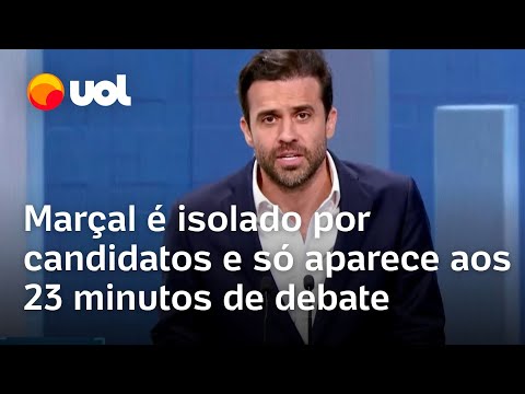 Debate SBT: Pablo Marçal é isolado e só aparece pela 1ª vez aos 23 minutos de debate em São Paulo