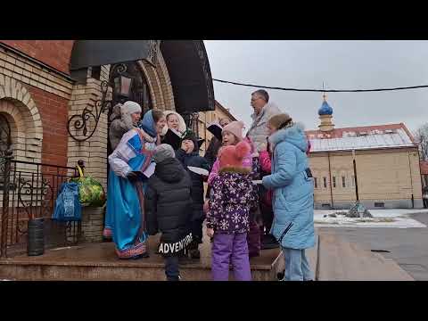 "Матушка земля" поёт воскресная школа Собора Всех святых в земле Российской просиявших