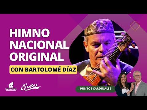 Himno nacional original de Venezuela. Con Bartolomé Díaz, músico , productor y director musical