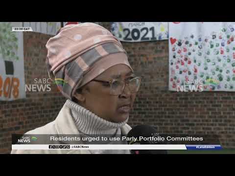 Residents urged to use Parly Portfolio Committees