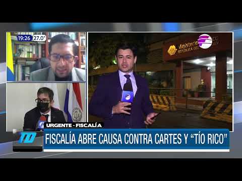 #URGENTE  - Fiscalía abre causa contra Horacio Cartes y alías Tío Rico