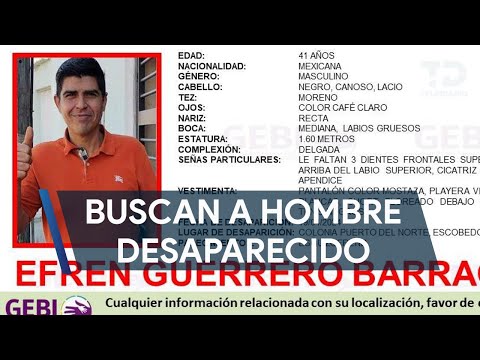 Buscan a hombre desaparecido en Escobedo, padece esquizofrenia