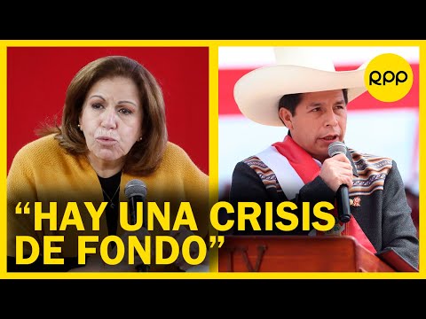 Lourdes Flores Nano: “Hay una lamentable incapacidad confesada por el propio señor Castillo