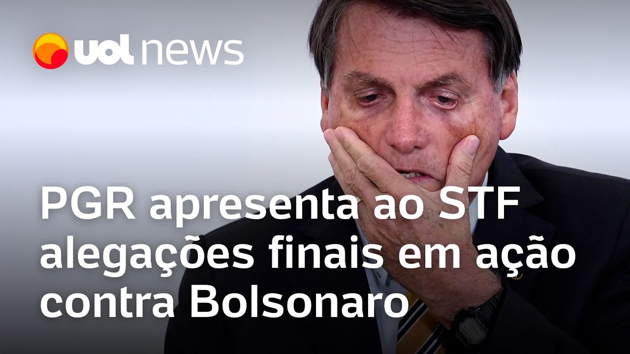 PGR apresenta ao STF alegações finais em ação contra Bolsonaro e sete réus por tentativa de golpe
