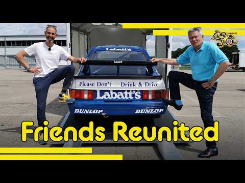 Tiff back on track in a Sierra RS500 Cosworth Touring Car (old Top Gear spec)