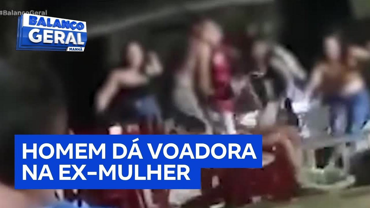 Homem dá voadora na exmulher e foge levando a filha em Governador Valadares MG  TV Online Homem dá voadora na ex mulher e foge levando a filha em Governador Valadares MG