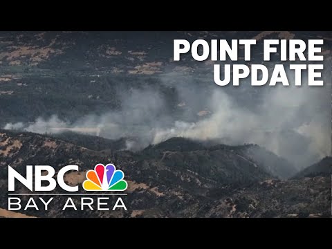 Point Fire in Sonoma County burns roughly 1,200 acres; containment up to 20%
