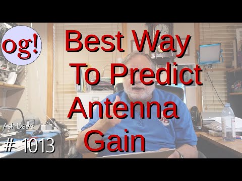 Best Way to Predict Antenna Gain (#1013) Best Way to Predict Antenna Gain (#1013)