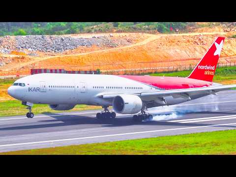 20 MINS LANDINGS & TAKEOFFS at Phuket HKT | 4K | Close Up Plane Spotting at Phuket HKT Airport! TH