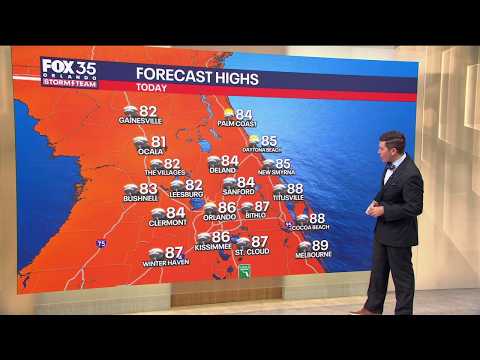 Orlando AM Weather Forecast: Front brings rain, relief from the humidity