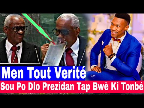 30 sept 2024 Eske Te Konnen Rezonk Koz Po dlo A Tonbé Nan Bouch Prezidan Edgard Leblan| Men detay yo