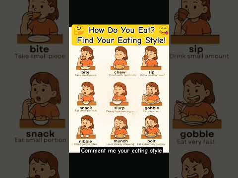 🍴 Everyone Eats Differently! What’s Your Style? #shortvideo #youtubeshorts #englishlanguage
