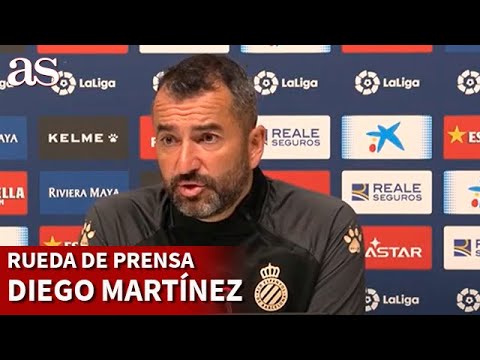 REAL MADRID VS. ESPANYOL | Rueda de prensa de DIEGO MARTÍNEZ | DIARIO AS