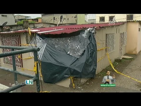 Realizan trabajos en casa afectada por grúa al norte de Guayaquil
