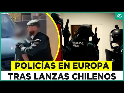 Chilenos protagonistas de los robos en Europa: Policía española captura a banda que robaba en casas
