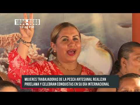 Mujeres trabajadoras de la pesca artesanal celebran su día internacional - Nicaragua