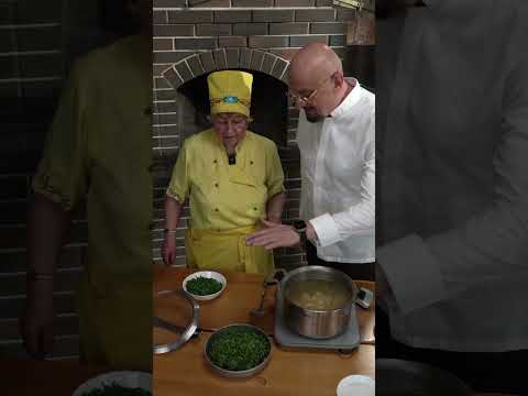 Татарская кухня.Суп из крапивы