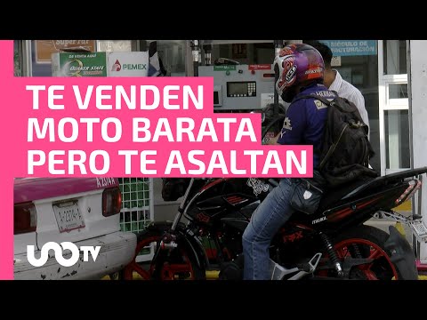 Ofrecían motos baratas en redes sociales, pero asaltaban