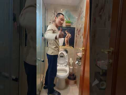 Check it out the New Year! Self lifting toilet seat in the office solves the long - standing mess!