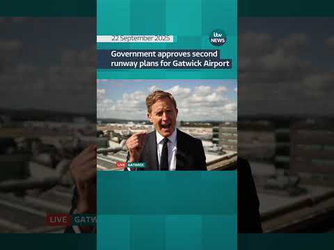 Government approves second runway plans for Gatwick Airport | ITV News