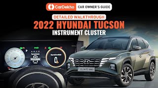 హ్యుందాయ్ టక్సన్ 2022 instrument cluster explained | cardekho car owners guide