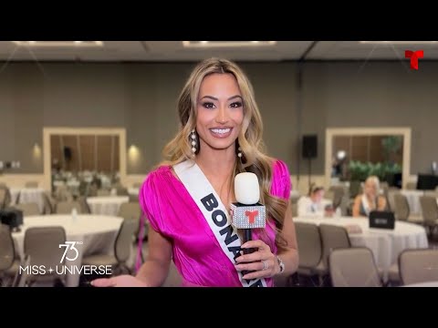 Miss Bonaire sabe cómo brillar en Miss Universo 2024 | Telemundo Entretenimiento