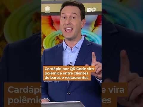 Cardápio por QR Code vira polêmica entre clientes de bares e restaurantes #Shorts #FalaBrasil