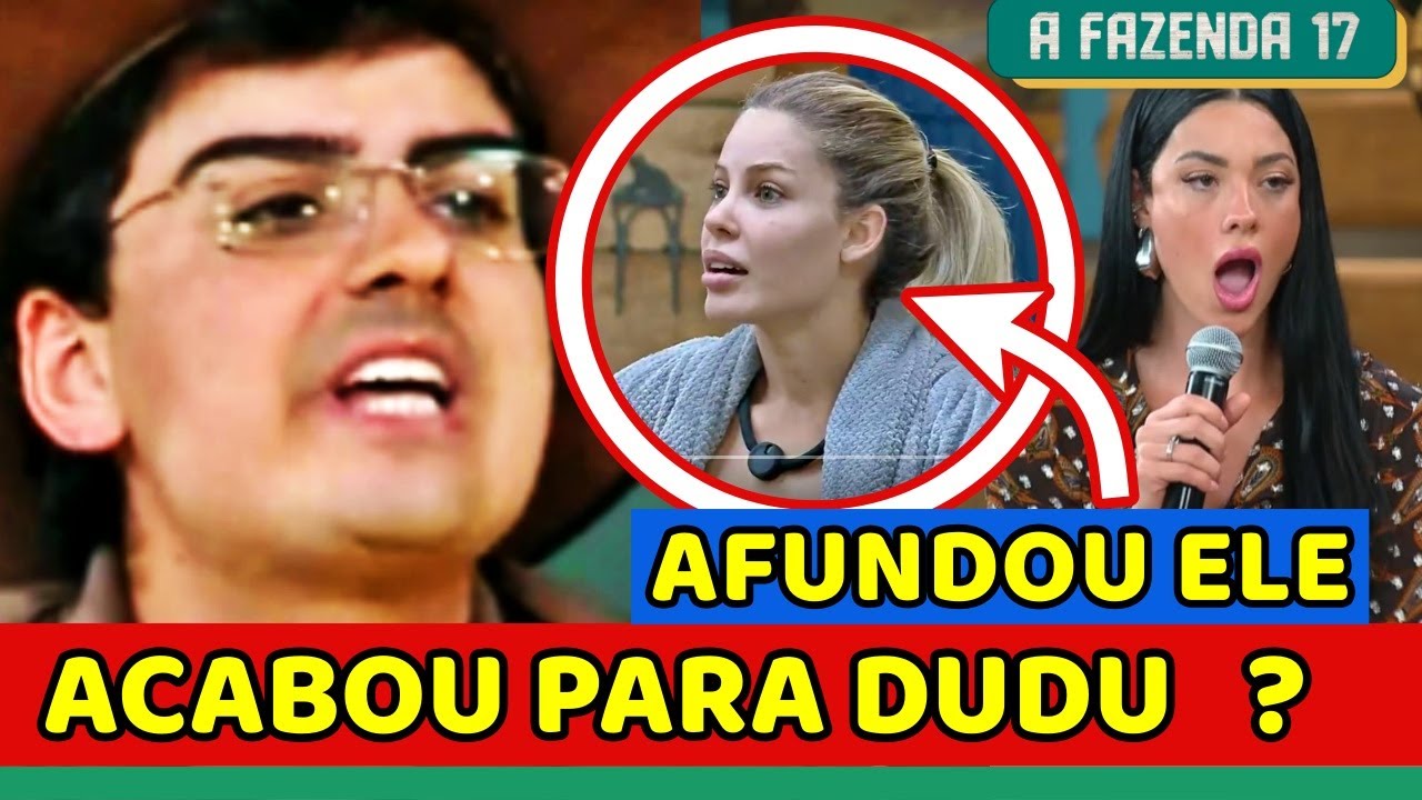 🚨DEU RUIM! Dudu JÁ ERA APÓS Saory ERRAR FEIO e AFUNDAR ELE de vez; Fabiano PODE VENCER? Tamires e+
