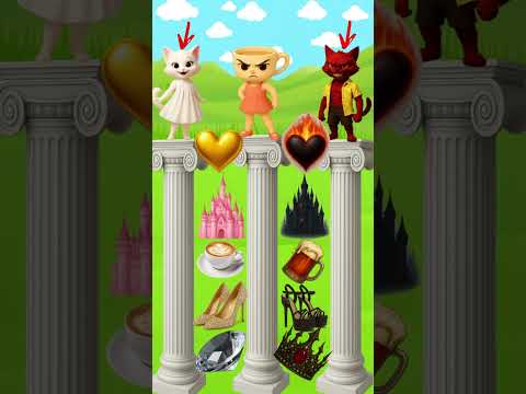 Who will the Ballerina choose!😱 Luna or Flare?👹😻 #shorts