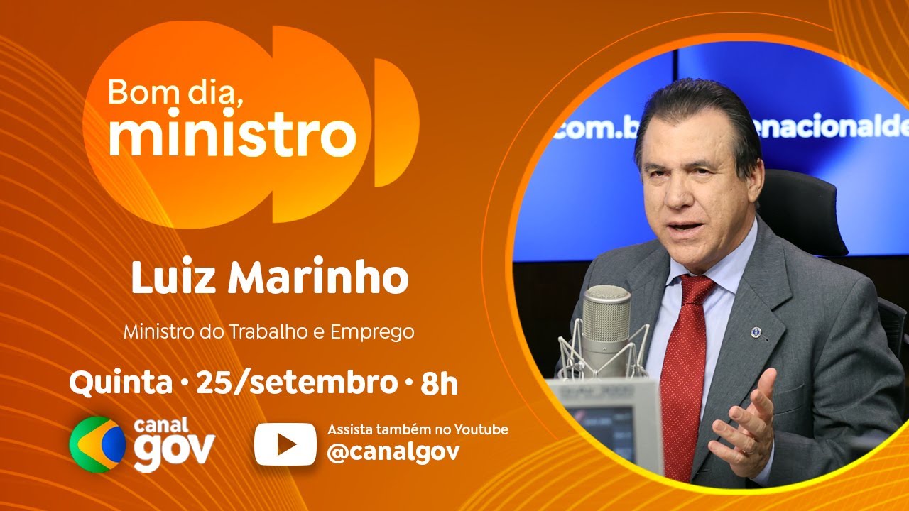🔴 Bom Dia, Ministro I Luiz Marinho
