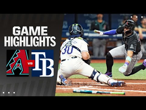 D-backs vs. Rays Game Highlights (8/16/24) | MLB Highlights