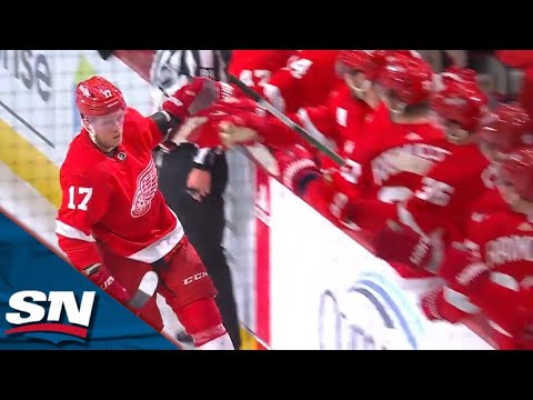 Red Wings Joe Veleno Sets Up Daniel Sprong For One-Time Blast Off Sloppy Turnover From Senators