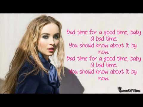 Sabrina Carpenter - Bad Time Lyrics