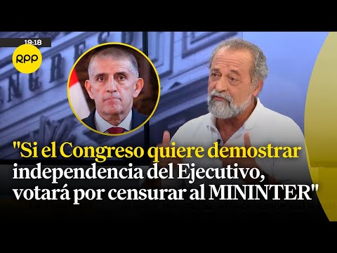 ¿Congreso votará por censurar al ministro del Interior, Víctor Torres?