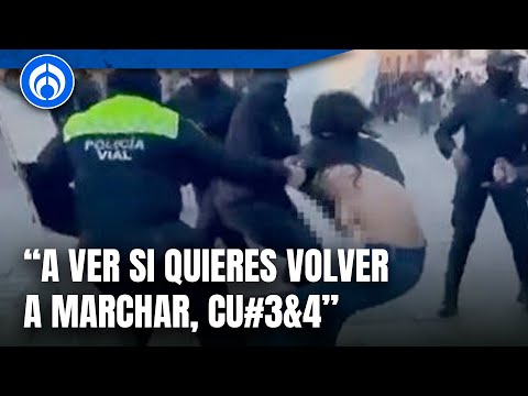 Joven golpeada por policías de Zacatecas revive suceso