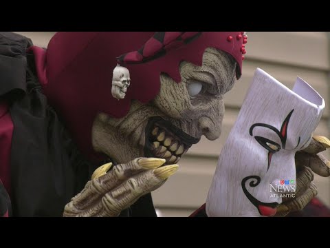 A Moncton, N.B. home's haunted Halloween display has neighbours wondering: is it too scary?