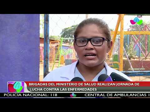 Brigadas del Ministerio de Salud realizan jornada de sensibilización en el barrio Grenada de Managua