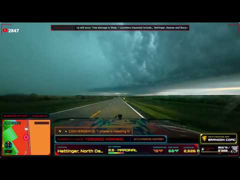 Brief Tornadoes &amp; Supercells in the Dakotas | Live Stream Archive