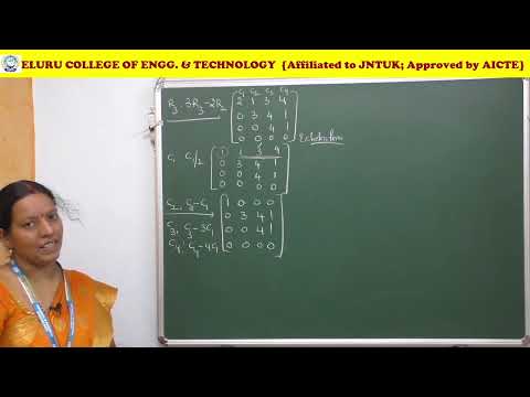 M2-{Thursday-20-5-21} MII UNIT-1 {Part-06} -Solving Systems of Linear Eqns.-ECHELON & NORMAL FORMS