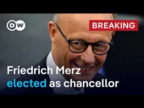 Friedrich Merz elected as Germany's new chancellor in unprecedented second round of voting | DW News