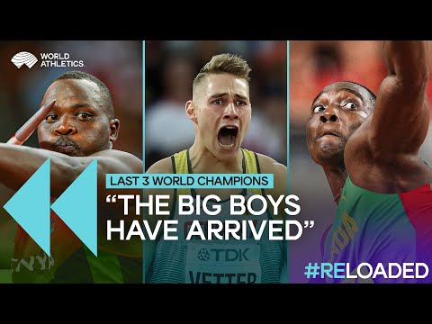 Iconic javelin throw champions | Last Three World Champions