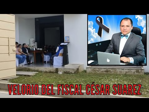 Funeral del fiscal César Suarez es realizado en el sur de Manabí