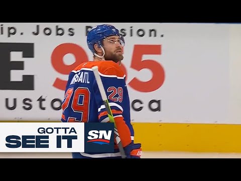 GOTTA SEE IT: Oilers Draisaitl scores WILD goal from own blue line