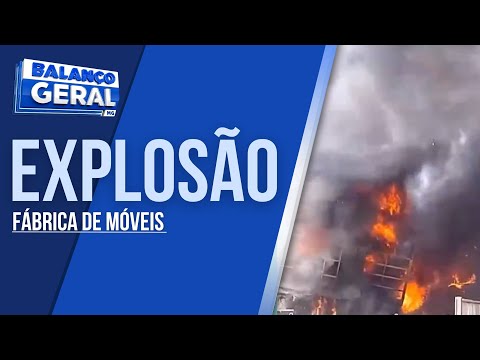 FUNCIONÁRIOS DE FÁBRICA DE MÓVEIS SOFREM QUEIMADURAS EM EXPLOSÃO DE SILO