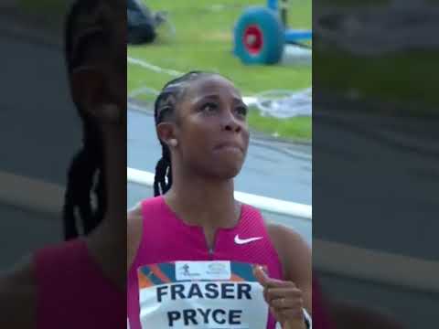 Fastest woman of 2022. Shelly-Ann Fraser-Pryce runs 10.67 #shorts